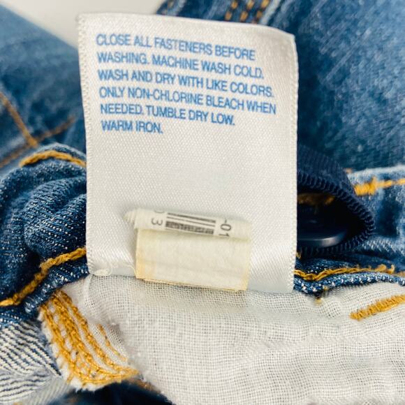 Old Navy Girls Cargo Jean Shorts Size 5 Adjustable Waist - Picture 8 of 8